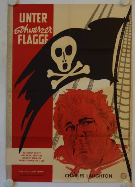 Captain Kidd re-release german movie poster